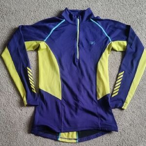 Helly Hansen Purple and Yellow Long Sleeve Top